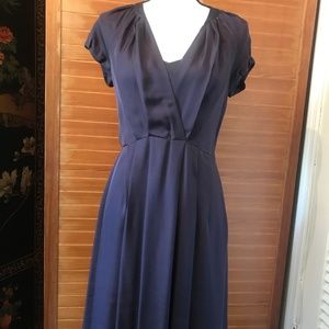 Banana Republic 4P Eggplant Purple Dress with Slip